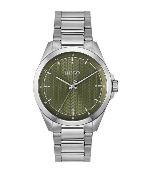 Montre HUGO SEAM Homme 1530453 Analogue Cadran MINERAL Vert Bracelet Acier inoxydable Acier Etanchéité 3BAR