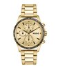 Montre HUGO DRIFT Homme 1530479 Analogique Cadran Minéral Or jaune Bracelet Acier inoxydable Or jaune Etanchéité 3 ATM