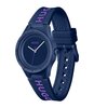 Montre HUGO LIT FOR TEENAGER Homme 1540167 Analogue Cadran MINERAL Bleu Bracelet Silicone Bleu Clip / clasp Etanchéité 5BAR
