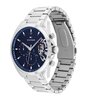 Horloge TOMMY HILFIGER BAKER Heren 1710448 Analoog Behuizing MINERAAL Blauw Bracelette Roestvrij staal Staal BOUCLE DEPLOYANTE Etanchéiteiten 5ATM
