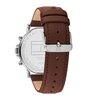 Horloge TOMMY HILFIGER TYSON Heren 1710585 Analoog Behuizing MINERAAL Blauw Bracelette Leer Bruin Etanchéiteiten 5BAR
