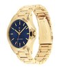 Montre TOMMY HILFIGER BRUCE (43MM) Homme 1710679 Analogue Cadran MINERAL Bleu Bracelet Acier Or jaune Etanchéité 3BAR