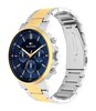 Montre TOMMY HILFIGER TYSON Homme 1710710 Analogue Cadran MINERAL Bleu Bracelet Acier inoxydable Acier / or jaune Etanchéité 5BAR