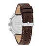 Horloge TOMMY HILFIGER HUDSON Heren 1710719 Analoog Behuizing MINERAAL Groen Bracelette Leer Bruin Etanchéiteiten 5BAR