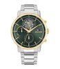 Horloge TOMMY HILFIGER STEWART Heren 1710735 Analoog Behuizing MINERAAL Groen Bracelette Roestvrij staal Staal Etanchéiteiten 5BAR