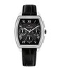 Montre TOMMY HILFIGER TH-OXFORD Homme 1710761 Analogue Cadran MINERAL Noir Bracelet Cuir Noir Etanchéité 3BAR