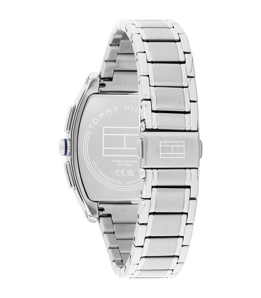 Horloge TOMMY HILFIGER TH-OXFORD Heren 1710763 Analoog Behuizing MINERAAL Blauw Bracelette Roestvrij staal Staal Etanchéiteiten 3BAR