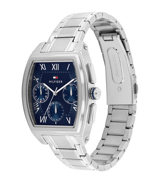 Horloge TOMMY HILFIGER TH-OXFORD Heren 1710763 Analoog Behuizing MINERAAL Blauw Bracelette Roestvrij staal Staal Etanchéiteiten 3BAR
