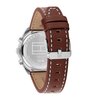 Horloge TOMMY HILFIGER HUDSON Heren 1710765 Analoog Behuizing MINERAAL Wit Bracelette Leer Bruin Etanchéiteiten 5BAR