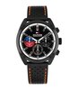 Montre TOMMY HILFIGER HUDSON Homme 1710766 Analogue Cadran MINERAL Noir Bracelet Cuir Noir Etanchéité 5BAR