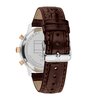 Montre TOMMY HILFIGER KANE Homme 1710796 Analogique Cadran Minéral Argenté Bracelet Cuir Brun Etanchéité 5 ATM