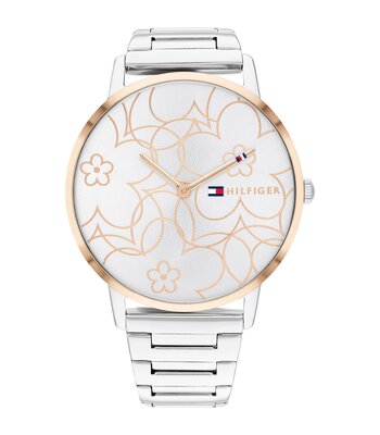 Horloge TOMMY HILFIGER ALEX Dames 1782368 Analoog Behuizing Mineraal Geel Bracelette Milanees Geelgoudkleurig Clip / clasp Etanchéiteiten 3 ATM