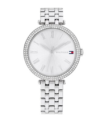Horloge TOMMY HILFIGER NATALIE Dames 1782719 Analoog Behuizing MINERAAL Zilverkleurig Bracelette Roestvrij staal Staal Etanchéiteiten 3BAR