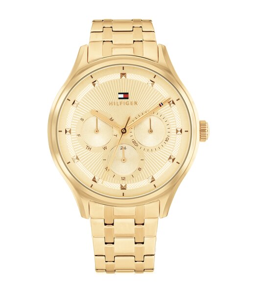 Horloge TOMMY HILFIGER GIANNA (38MM) Dames 1782751 Analoog Behuizing MINERAAL Geelgoud Bracelette Staal Geelgoudkleurig Etanchéiteiten 3BAR