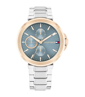 Horloge TOMMY HILFIGER LORI Dames 1782754 Analoog Behuizing MINERAAL Blauw Bracelette Roestvrij staal Staal Etanchéiteiten 5BAR