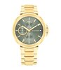 Horloge TOMMY HILFIGER LORI Dames 1782755 Analoog Behuizing MINERAAL Groen Bracelette Staal Geelgoudkleurig Etanchéiteiten 5BAR