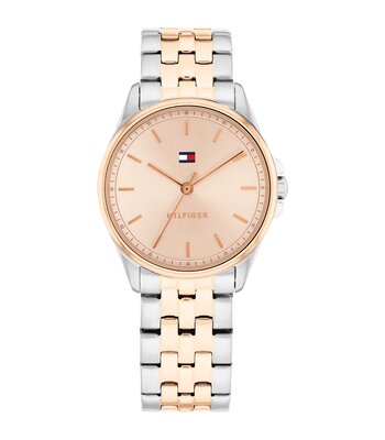Horloge TOMMY HILFIGER JADE Dames 1782772 Analoog Behuizing MINERAAL Roségoud Bracelette Roestvrij staal Staal / roségoudkleurig Etanchéiteiten 3BAR
