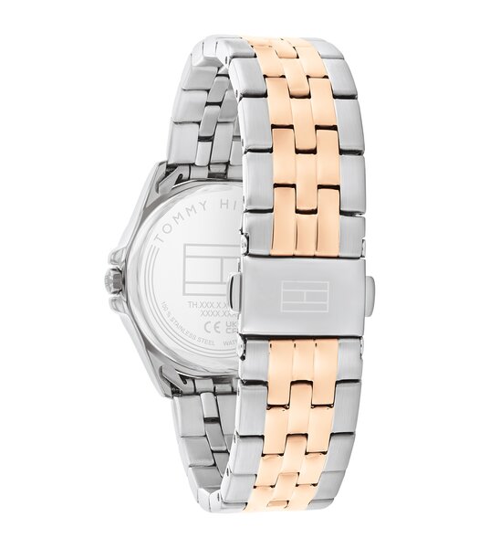 Horloge TOMMY HILFIGER JADE Dames 1782772 Analoog Behuizing MINERAAL Roségoud Bracelette Roestvrij staal Staal / roségoudkleurig Etanchéiteiten 3BAR