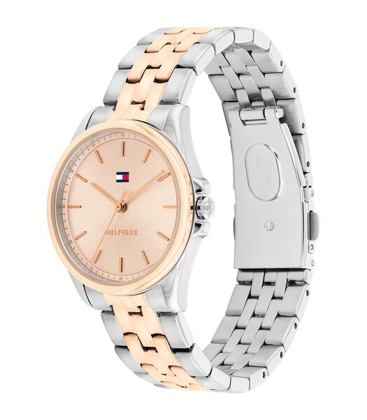 Horloge TOMMY HILFIGER JADE Dames 1782772 Analoog Behuizing MINERAAL Roségoud Bracelette Roestvrij staal Staal / roségoudkleurig Etanchéiteiten 3BAR