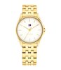 Montre TOMMY HILFIGER JADE Femme 1782773 Analogue Cadran MINERAL Blanc Bracelet Acier Or jaune Etanchéité 3BAR