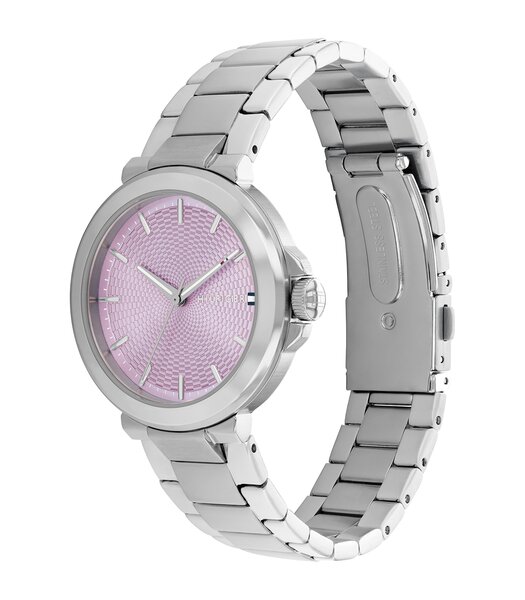 Horloge TOMMY HILFIGER LORI Dames 1782781 Analoog Behuizing MINERAAL Paars Bracelette Roestvrij staal Staal Etanchéiteiten 5BAR