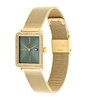 Horloge TOMMY HILFIGER TEA Dames 1782791 Analoog Behuizing MINERAAL Groen Bracelette Staal Geelgoudkleurig Etanchéiteiten 3BAR
