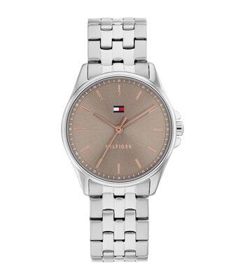 Horloge TOMMY HILFIGER JADE Dames 1782801 Analoog Behuizing MINERAAL Bruin Bracelette Roestvrij staal Staal Etanchéiteiten 3BAR
