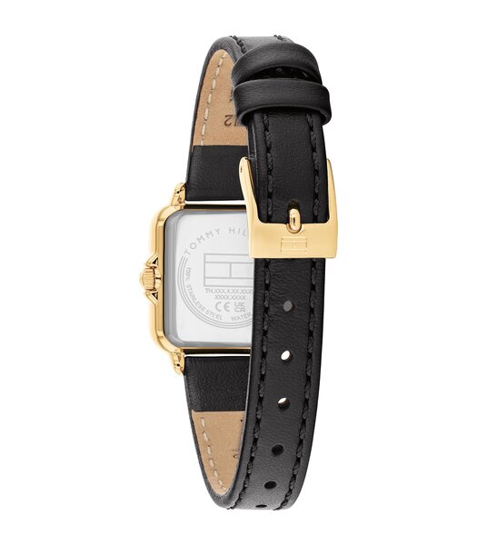 Horloge TOMMY HILFIGER MIA Dames 1782835 Analoog Behuizing MINERAAL Zwart Bracelette Leer Zwart Etanchéiteiten 3BAR