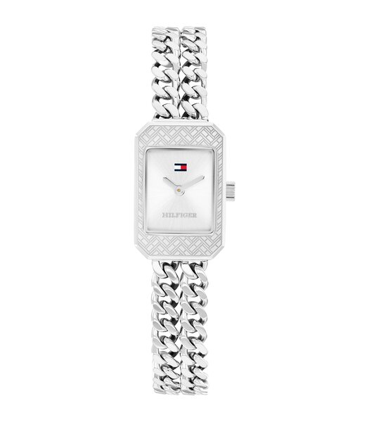 Horloge TOMMY HILFIGER SARAH Dames 1782841 Analoog Behuizing MINERAAL Zilverkleurig Bracelette Roestvrij staal Staal Etanchéiteiten 3BAR