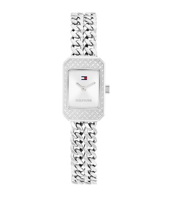 Horloge TOMMY HILFIGER SARAH Dames 1782841 Analoog Behuizing MINERAAL Zilverkleurig Bracelette Roestvrij staal Staal Etanchéiteiten 3BAR