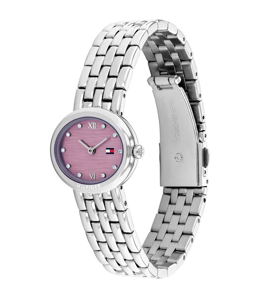 Horloge TOMMY HILFIGER MOIRA Dames 1782843 Analoog Behuizing MINERAAL Paars Bracelette Roestvrij staal Staal Etanchéiteiten 3BAR