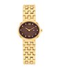 Horloge TOMMY HILFIGER MOIRA Dames 1782844 Analoog Behuizing MINERAAL Bruin Bracelette Staal Geelgoudkleurig Etanchéiteiten 3BAR