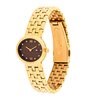 Horloge TOMMY HILFIGER MOIRA Dames 1782844 Analoog Behuizing MINERAAL Bruin Bracelette Staal Geelgoudkleurig Etanchéiteiten 3BAR