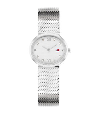 Horloge TOMMY HILFIGER MOIRA Dames 1782846 Analoog Behuizing MINERAAL Zilverkleurig Bracelette Roestvrij staal Staal Etanchéiteiten 3BAR