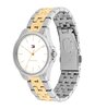 Horloge TOMMY HILFIGER JADE Dames 1782855 Analoog Behuizing MINERAAL Wit Bracelette Roestvrij staal Staal / geelgoudkleurig Etanchéiteiten 3BAR