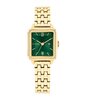 Horloge TOMMY HILFIGER MIA Dames 1782858 Analoog Behuizing MINERAAL Groen Bracelette Staal Geelgoudkleurig Etanchéiteiten 3BAR