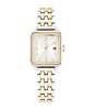 Montre TOMMY HILFIGER MIA Femme 1782861 Analogue Cadran MINERAL Argenté Bracelet Acier inoxydable Acier / or jaune Etanchéité 3BAR