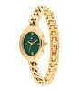 Horloge TOMMY HILFIGER DEMI OVAL Dames 1782877 Analoog Behuizing MINERAAL Groen Bracelette Staal Geelgoudkleurig Etanchéiteiten 3BAR