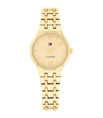 Horloge TOMMY HILFIGER MACKENZIE Dames 1782886 Analoog Behuizing MINERAAL Geelgoud Bracelette Staal Geelgoudkleurig Etanchéiteiten 3BAR