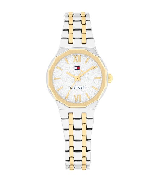 Horloge TOMMY HILFIGER MACKENZIE Dames 1782888 Analoog Behuizing MINERAAL Zilverkleurig Bracelette Roestvrij staal Staal Etanchéiteiten 3BAR