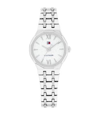 Horloge TOMMY HILFIGER MACKENZIE Dames 1782889 Analoog Behuizing MINERAAL Zilverkleurig Bracelette Roestvrij staal Staal Etanchéiteiten 3BAR