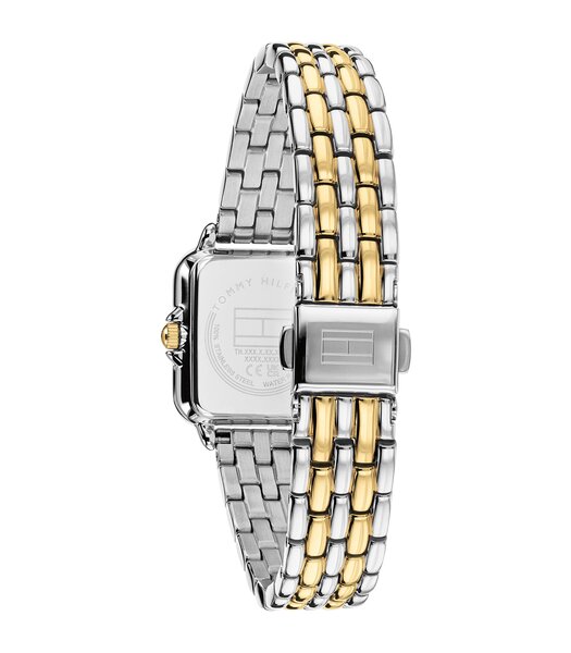 Montre TOMMY HILFIGER MIA Femme 1782915 Analogique Cadran Minéral Argenté Bracelet Acier inoxydable Acier Etanchéité 3 ATM