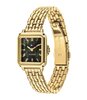 Horloge TOMMY HILFIGER MIA Dames 1782916 Analoog Behuizing Mineraal Zwart Bracelette Roestvrij staal Staal / geelgoudkleurig Etanchéiteiten 3 ATM