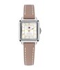 Montre TOMMY HILFIGER MIA Femme 1782917 Analogique Cadran Minéral Blanc Bracelet Cuir Gris Etanchéité 3 ATM