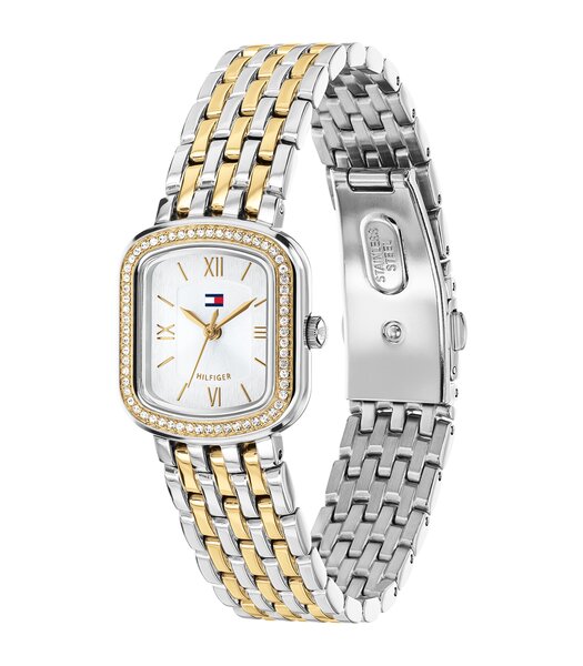 Montre TOMMY HILFIGER ABBY Femme 1782922 Analogique Cadran Minéral Argenté Bracelet Acier inoxydable Acier Etanchéité 3 ATM