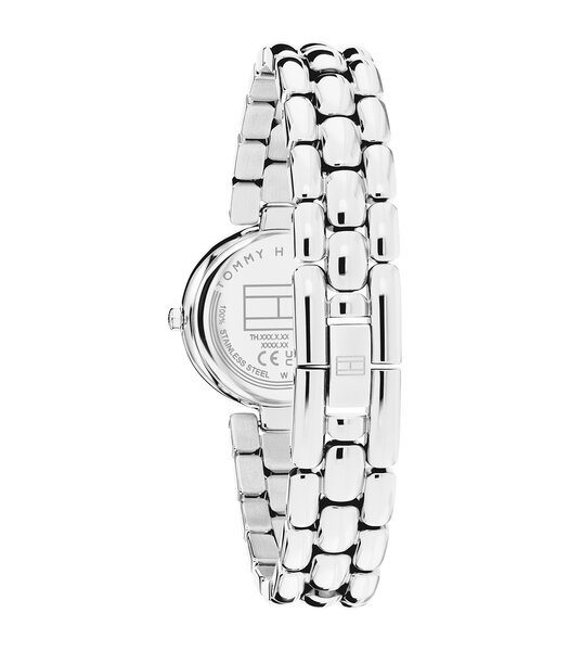 Horloge TOMMY HILFIGER ANNIE Dames 1782929 Analoog Behuizing Mineraal Parelmoer Bracelette Roestvrij staal Staal Etanchéiteiten 3 ATM