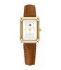 Horloge TOMMY HILFIGER DAISY Dames 1782931 Analoog Behuizing Mineraal Zilverkleurig Bracelette Leer Bruin Etanchéiteiten 3 ATM