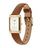 Horloge TOMMY HILFIGER DAISY Dames 1782931 Analoog Behuizing Mineraal Zilverkleurig Bracelette Leer Bruin Etanchéiteiten 3 ATM