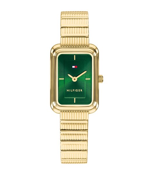 Montre TOMMY HILFIGER DAISY Femme 1782934 Analogique Cadran Minéral Vert Bracelet Acier inoxydable Acier / or jaune Etanchéité 3 ATM