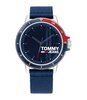 Horloge TOMMY HILFIGER HOUSTON LE Heren 1791924 Analoog Behuizing Mineraal Zwart Bracelette Leer Bruin Boucle ardillon Etanchéiteiten 5 ATM